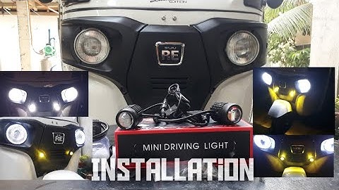 Bajaj RE Foglamp Installation | Tuktuk | Auto rickshaw #bajaj #tuktuk #youtube