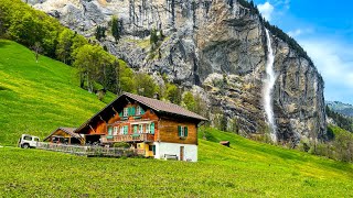 Лаутербруннен, Жемчужина Швейцарских Деревень 🇨🇭 Швейцария 4K