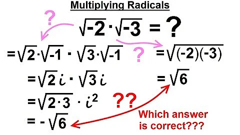 Algebra - Ch. 24: Complex Numbers (15 of 28) Multiplying Radicals With Imaginary Numbers