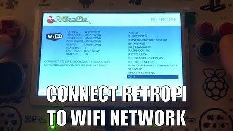Connecting RetroPi to WiFi Network