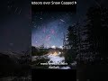 Gemini Meteors over Snow Capped Mountains | NASA APOD 2025-12-15 #Shorts