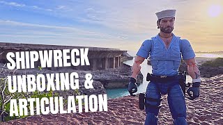G.I. Joe Classified Agent Shipwreck Unboxing and Articulation