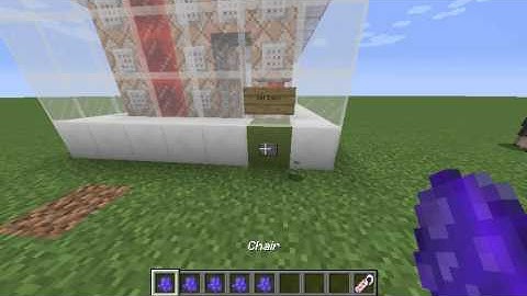 Furniture in vanilla minecraft with only one command block!
