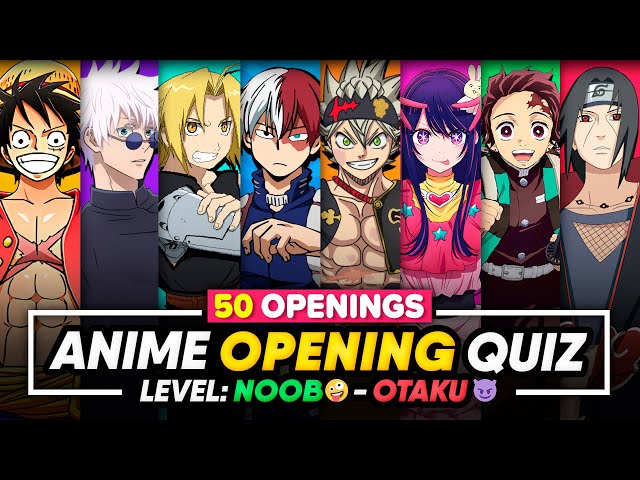 ANIME OPENING QUIZ 🎶🕹️ Guess the anime opening [EASY] Anime Quiz!🍥 