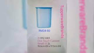 TupperwareBrands ~ One Touch Canister in 5 sizes