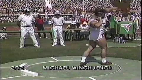 1982 Commonwealth Games Mens Shotput