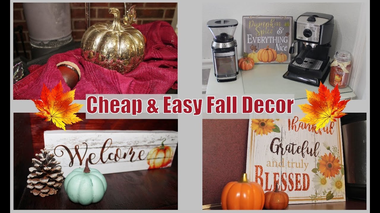 FALL DECOR HOUSE TOUR 2020 BUDGET FRIENDLY FALL DECOR INSPIRATION