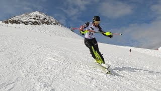 : Crossing ski exercise, how to get good outside ski pressure.