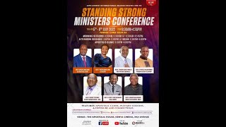 🔴STANDING STRONG MINISTERS CONFERENCE 2022 || Day 3 Session 3 -  Bishop Titus Mbai
