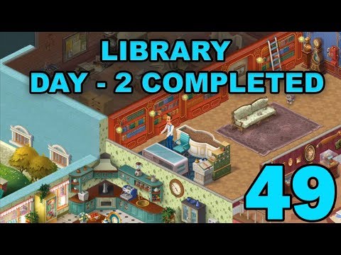 HOMESCAPES STORY WALKTHROUGH - LIBRARY - DAY 2 COMPLETED - GAMEPLAY - #49