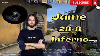 Jame's first FACEIT ranked game after WINNING MAJOR 2022.11.26 - CSGO POV