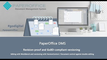Revision-proof and GoBD-compliant versioning of documents with PaperOffice Document Management