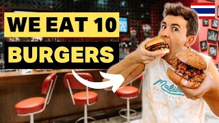 The BEST BURGER we have EVER tried! 🇹🇭 Burger Review in BANGKOK