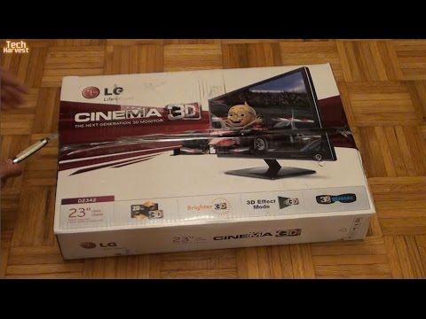 LG 23 Inch Cinema Passive 3D Widescreen Monitor - D2342P-MH