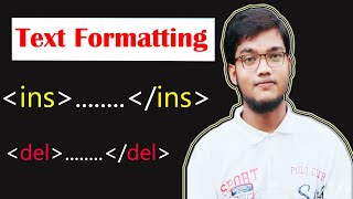 HTML Text Formatting (bangla) Tutorial  (Part-4).