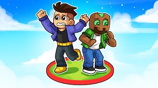 MINECRAFT pero SOLO HAY UN CIRCULO 😱💥 HARDY y TROLERO