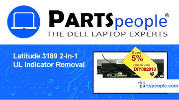 Dell Latitude 3189 2-In-1 (P26T001) UL Indicator How-To Video Tutorial