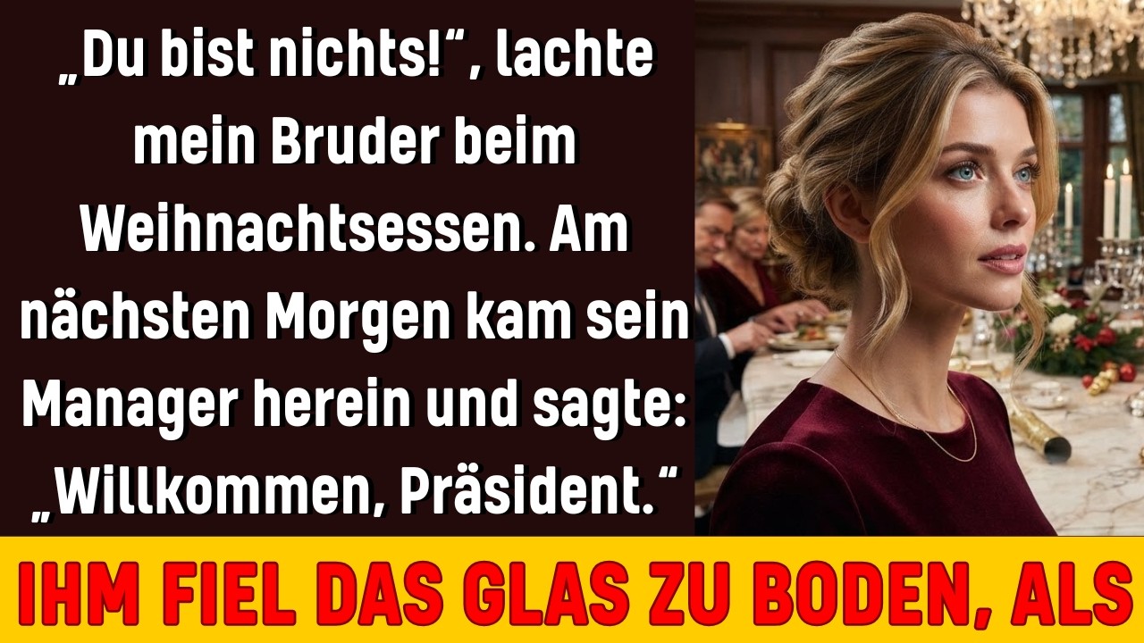 Ich konnte das Gläserklirren noch hören, als Daniel mich am Weihnachtsessen vor unserer ganzen Familie als „nichts“ bezeichnete. „Sogar Mama sagt, du bist eine Last“, grinste er, während meine...