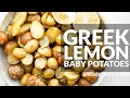 Greek Lemon Roasted Potatoes