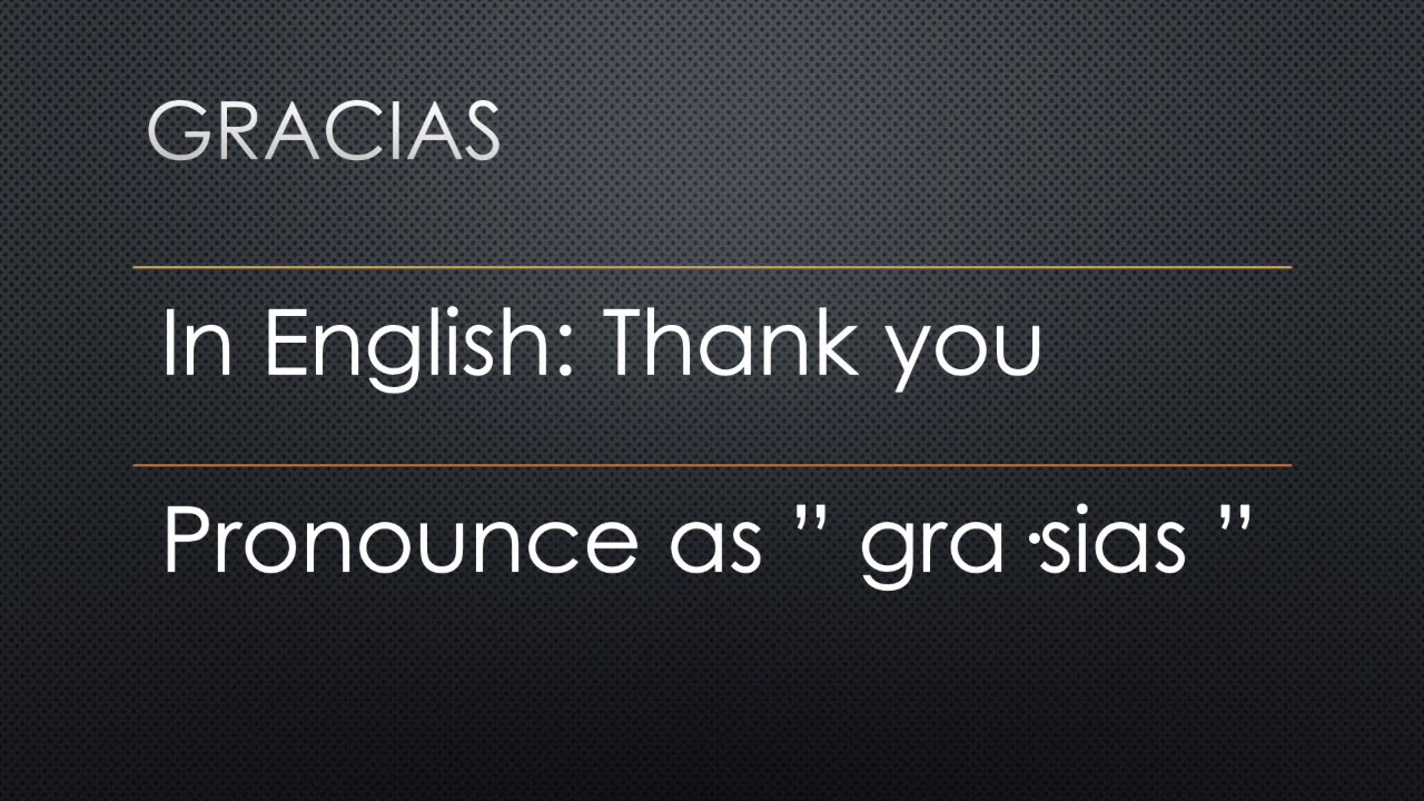 Basic Spanish Words To Know YouTube