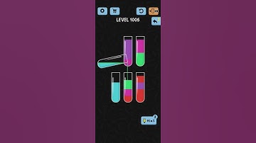 Water Color Sort Level 1005 Walkthrough Solution iOS/Android
