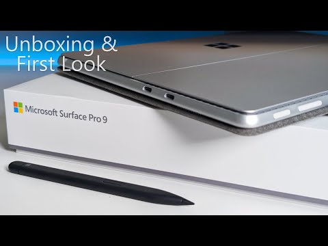 2022 Surface pro 9 - Unboxing and First Look