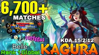 6,700  Matches Kagura Deadly Ultimate Combo - Top 1 Global Kagura by Belle - Mobile Legends