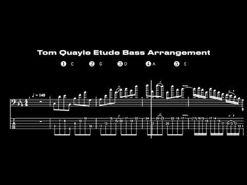 【TAB】Tom Quayle Etude Bass Arrangement 【MEMBERS ONLY】