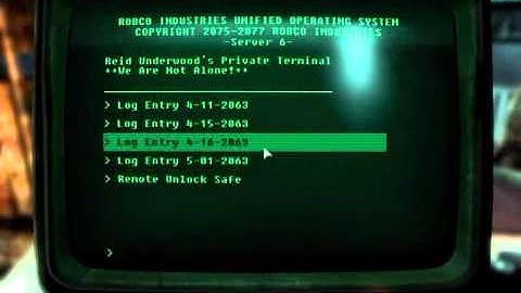 Fallout 3 Walkthrough - Pip Boy and Terminal #75 - RUPT