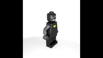 batman Lego for 3d illustration