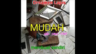 Cara Membuat Ornamen bentuk Lupis/wajik, untuk pagar, pintu, dll