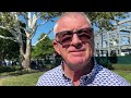 Trainer Brian Lynch on Highway Robber in the Sycamore (G3)