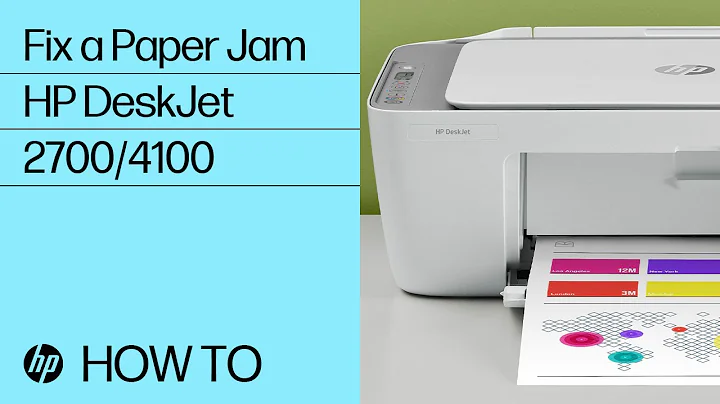 Fix Paper Jam on the HP DeskJet 2700, Plus 4100, Ultra 4800 Printer Series | HP Printer | HP Support