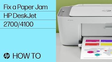 Fix Paper Jam on the HP DeskJet 2700, Plus 4100, Ultra 4800 Printer Series | HP Printer | HP Support