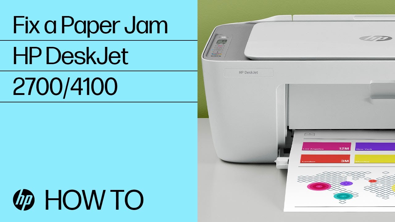 HP DeskJet Printers - E4 (Paper jam) error