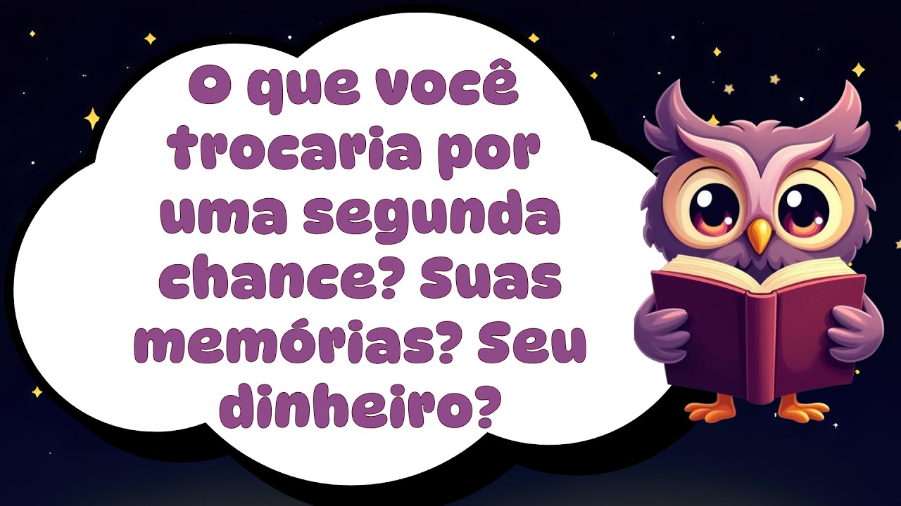 O que você trocaria por uma segunda chance? Suas memórias? Seu dinheiro?