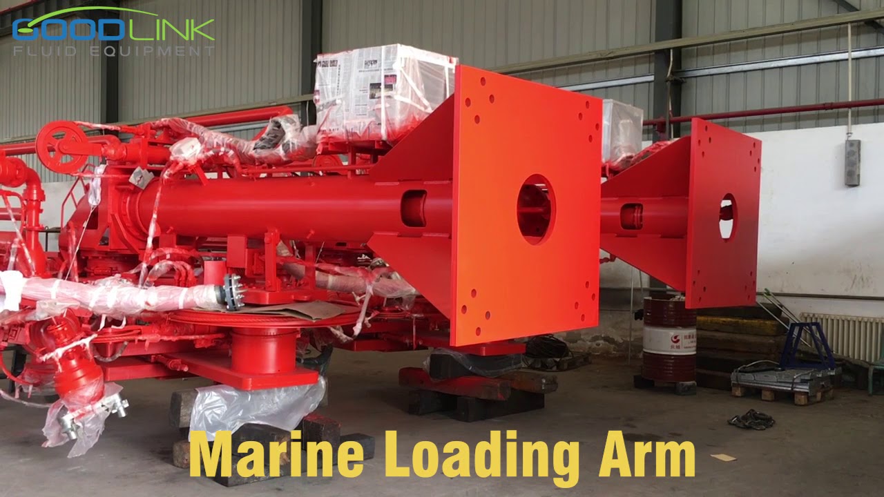 Marine loading arm from Goodlink Fluid Equipment - YouTube