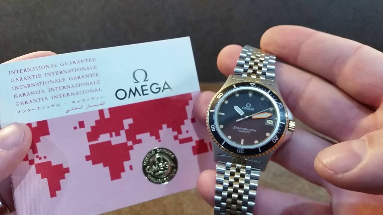 1982 1989 Omega 120m Seamaster Calypso 