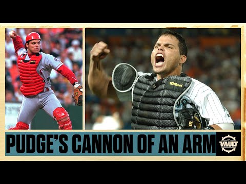 Ivan Pudge Rodriguez Had A CANNON Of An Arm One Of The Best Catchers Ever