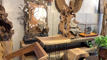 NGHỆ THUẬT ĐỈNH CAO GỖ LŨA ĐỒ GỖ NGHỆ THUẬT