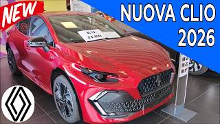 Nuova Renault Clio 2026 Low Cost da Bassi Consumi, Benzina GPL Full Hybrid, Vediamola Dentro e Fuori