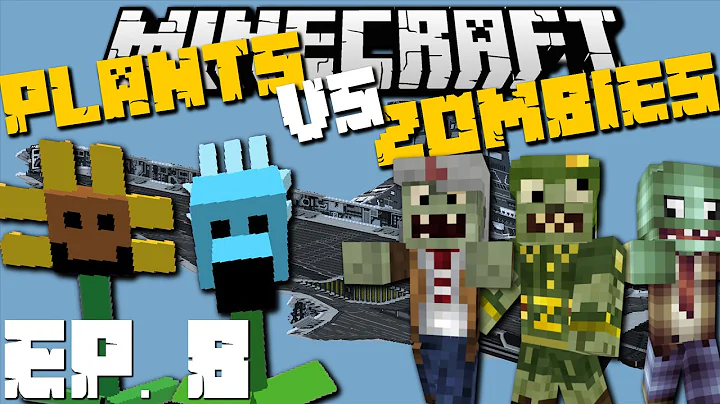 Minecraft: PLANTS VS ZOMBIES MOD (Venator Star Destroyer Special Edition) MOD SURVIVAL GAME EP 8