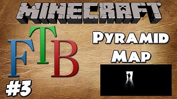 Feed The Beast - Pyramid Map #3 "The Dark Room!"