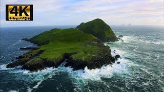 Inspiring Music With Fly By Drone Footage of IRELAND | 5 HRS | 4K