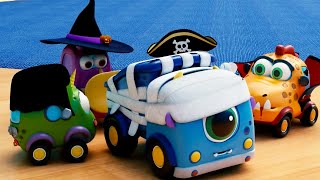 Машинки Мокас 🚕 Хэллоуин 🚙 Развивающие мультики для детей и малышей 🚗