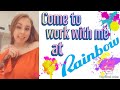 Come To Work With Me!!! day in the life of a Rainbow sales associate vlog 🌈🥰