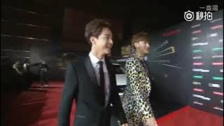 [eng] 20170116 - Weibo Night 2016 - Red Carpet ZTAO with Ma Tianyu