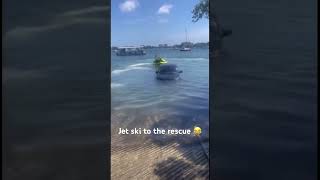 Jet ski rescue a sinking truck 👀 #jetski #fail #truck