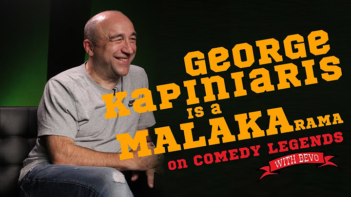 Legendary comedian George Kapiniaris talks about why it's such a big relief to do live shows again!