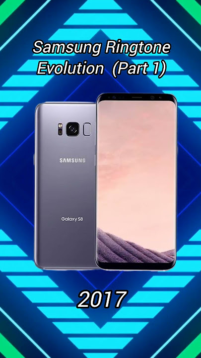 Samsung Ringtone Evolution (part 1) #samsung #smartphone